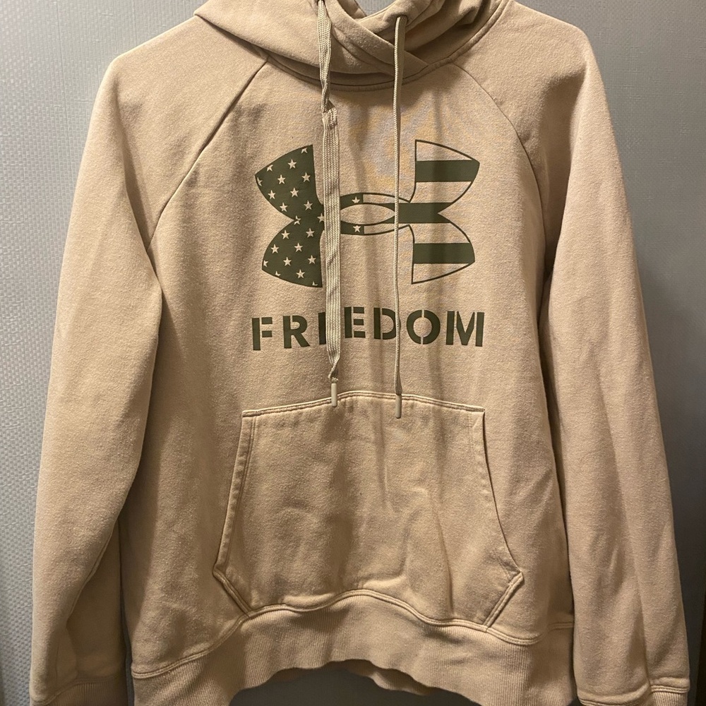Under Armour Men's Tan Freedom Hoodie